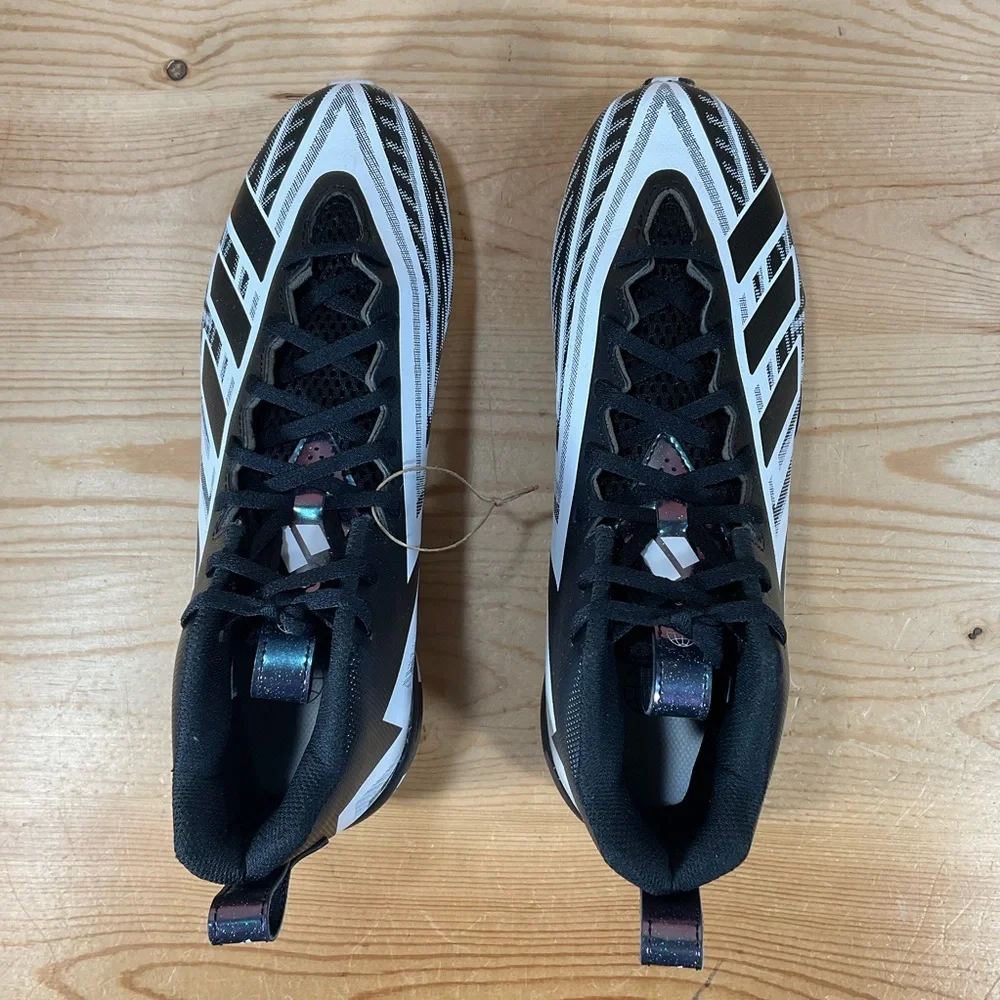 Adidas Freak Spark MD 23 Inline Football Cleats Size Men’s 10 Black White HP7712